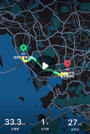 百度地图虚拟轨迹-大黄蜂轨迹