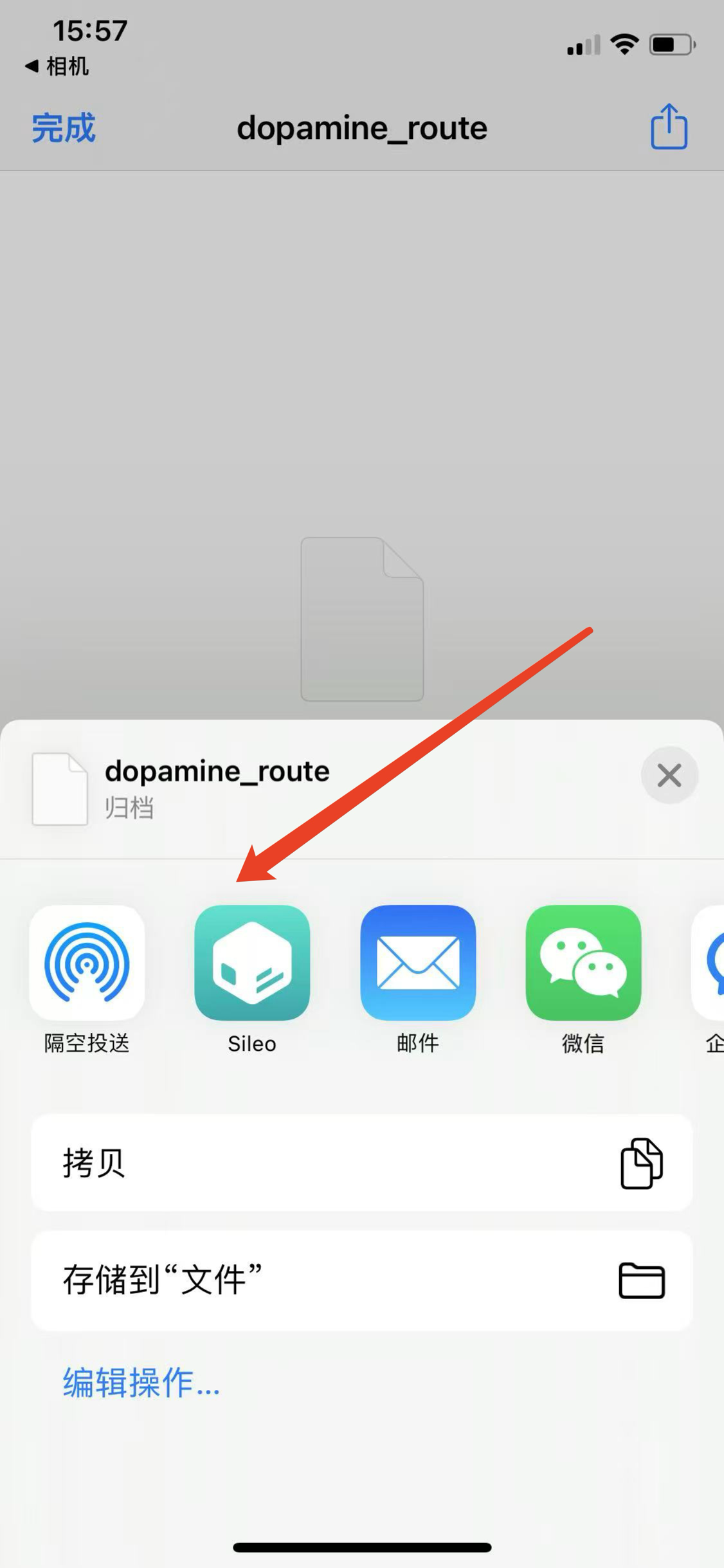 选择Sile打开 - 大黄蜂轨迹